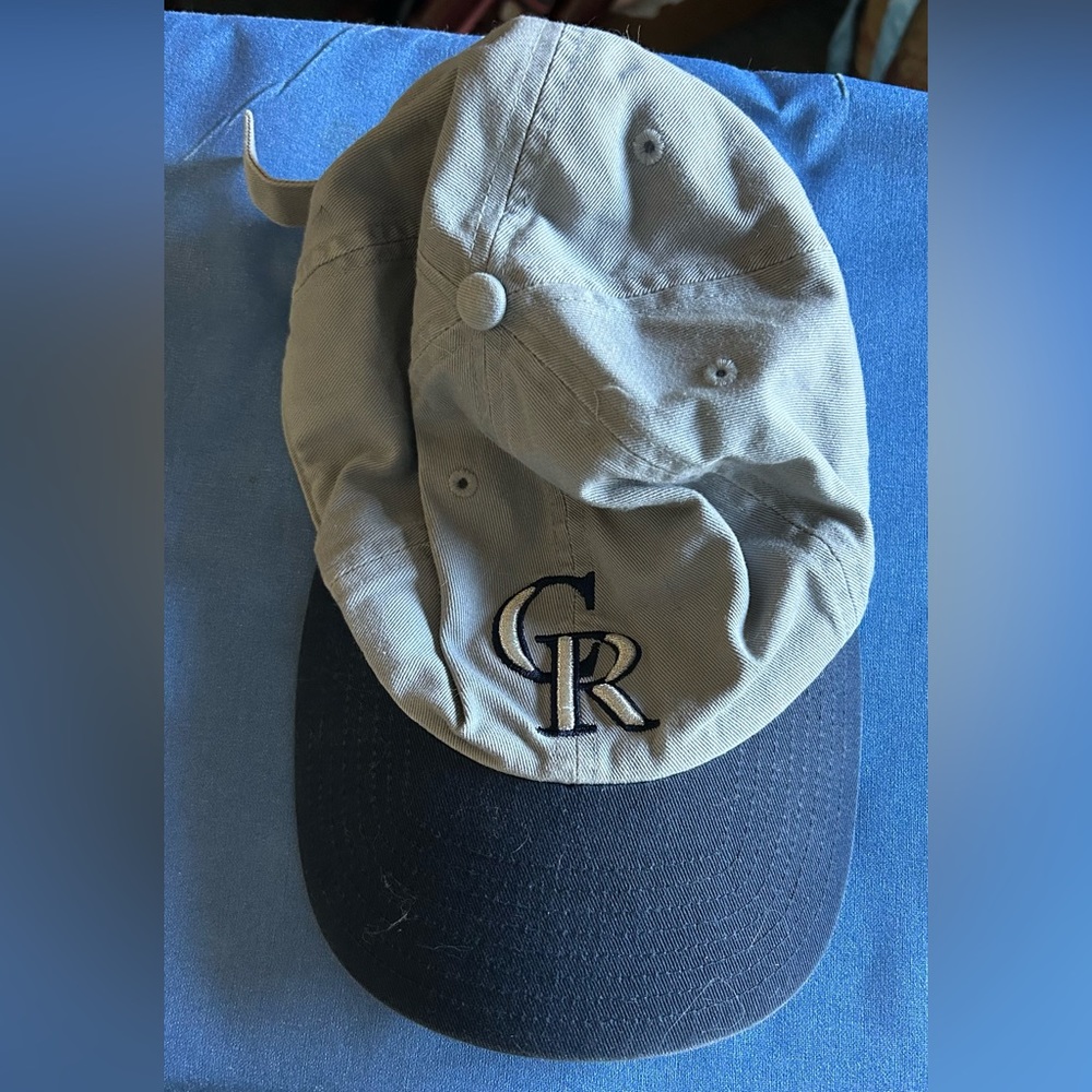 Colorado Rockies baseball cap. One size fits all.